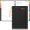 Daily Planner 2025-2026, 15 Month Planner with Tabs, Yearly Monthly Weekly Daily Time Management Planner, January 2025-March 2026, Office Home School Supplies for Women & Men-A5(5.7" x 8.3"), Black, 100GSM Thick Paper, Spiral Bound